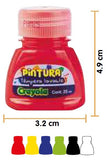 Pintura Témpera Crayola Lavable Básicos 25ml Colores (6) Est.c/6 Crayola® 542101 Estuche 7501058221018 2