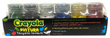 Pintura Témpera Crayola Lavable Básicos 25ml Colores (6) Est.c/6 Crayola® 542101 Estuche 7501058221018 3