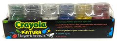 Pintura Témpera Crayola Lavable Básicos 25ml Colores (6) Est.c/6 Crayola® 542101 [Estuche] 7501058221018 3