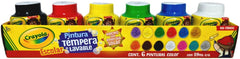 Pintura Témpera Crayola Lavable 59ml Colores (6) Est.c/6 Crayola® 542006 [Estuche] 7501058260536