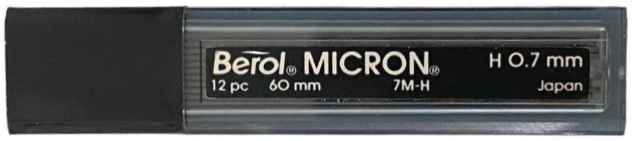 Minas Micron® Japan 0.7mm H Tubo c/12 Berol® [Tubo]