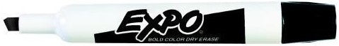 Marcador p/Pizarrón punta cincel Negro Expo® 1929201 Pieza 71641830011 02