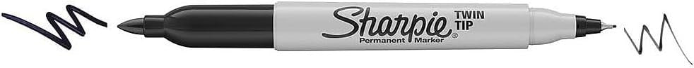Marcador Permanente Doble Punta Sharpie Twin Tip Negro Sharpie® 1805635 Pieza 5401178324311 03