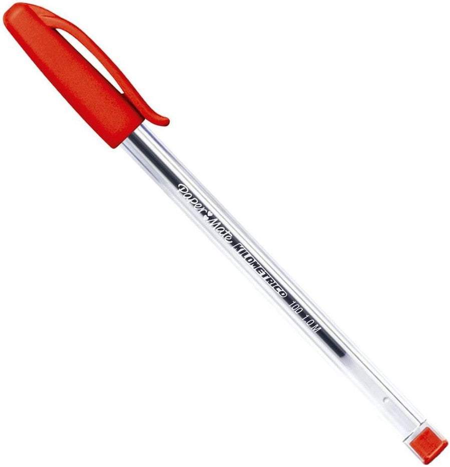 Bolígrafo c/Tapa Kilométrico 100 Rojo 1.0mm PaperMate® LA3532 Pieza 7501030683483 01