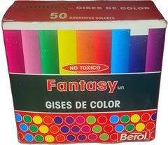 Gis Fantasy Colores c/50 Berol® [Caja] 7501030613480