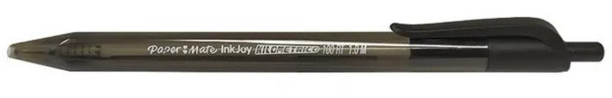 Bolígrafo Retráctil Kilométrico 100 Negro 1.0mm PaperMate® LA3568 Pieza 01