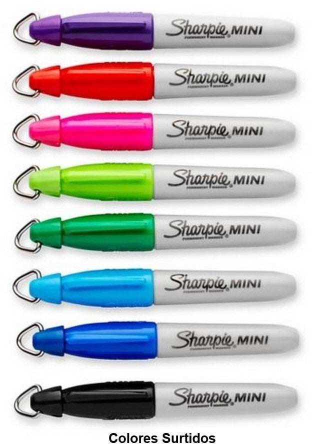 Marcador Permanente Sharpie Mini Canister DIF. Colores Sharpie® M1812810 [Pieza] 7501030678113 Imagen principal del producto