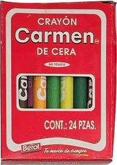 Crayón Carmen Regular Colores Est.c/24 Berol® [Estuche] 7501030608394