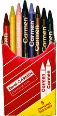Crayón Carmen Regular Colores Est.c/8 Berol® [Estuche] 7501030608363 4
