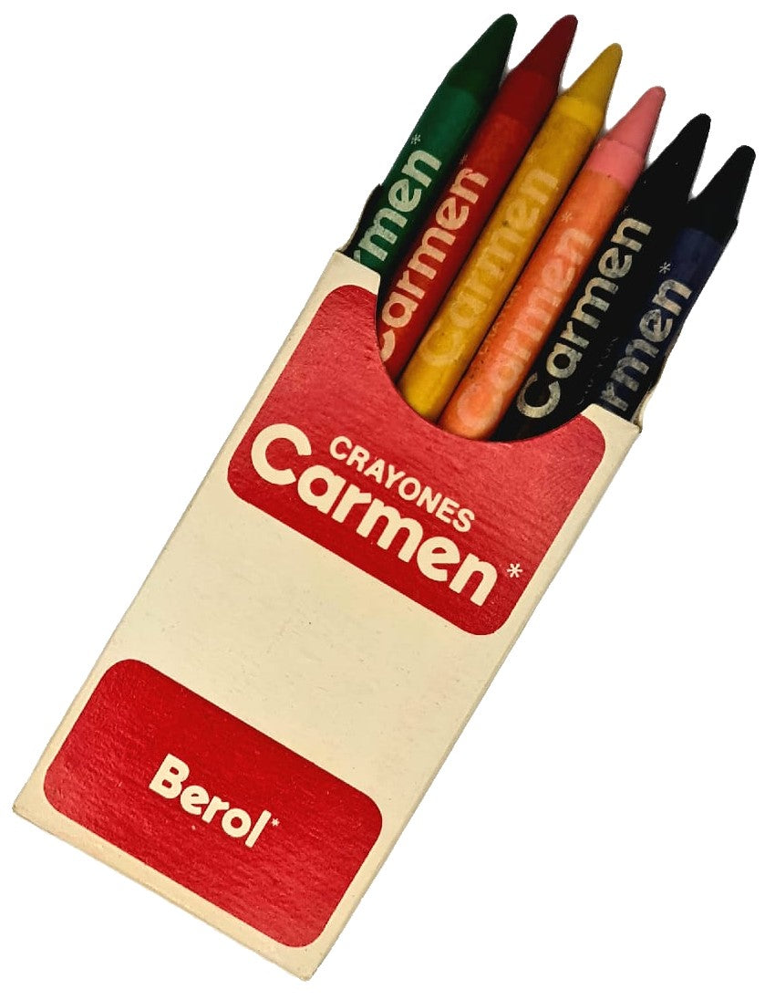 Crayón Carmen Regular Colores Est.c/6 Berol® [Estuche] 7501030608356