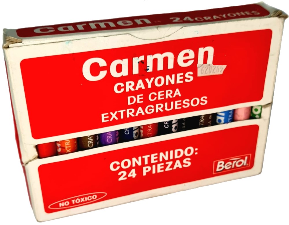 Crayón Jumbo Carmen Colores Est.c/24 Berol® Estuche 7501030608424