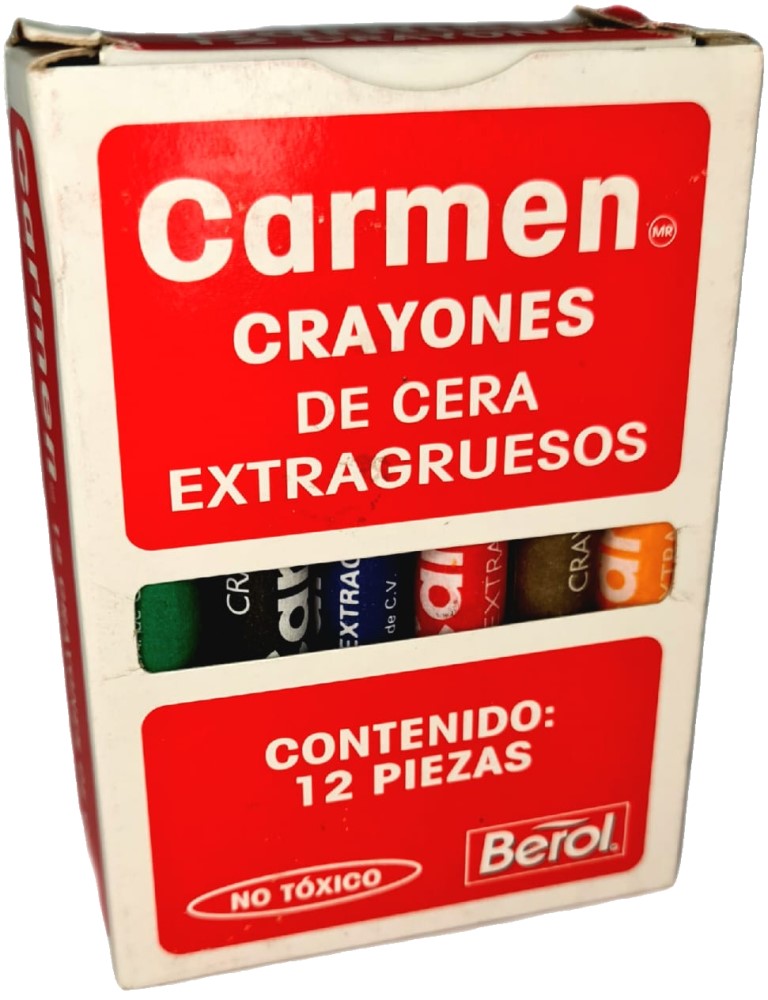 Crayón Jumbo Carmen Colores Est.c/12 Berol® [Estuche] 7501030608417