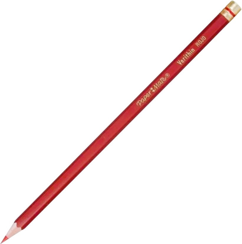 Lápiz Color Verithin Checador Hexagon Rojo Carmín PaperMate® 745 Pieza 41540005711 01
