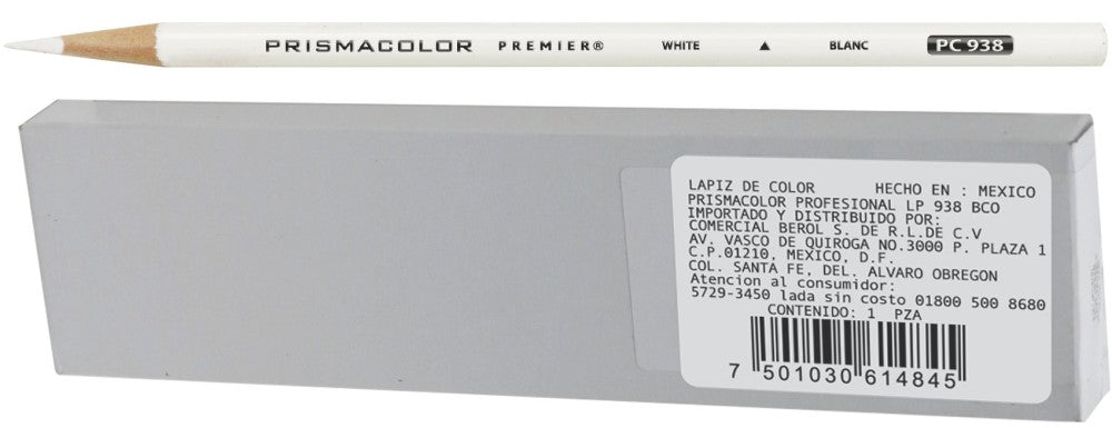 Color de Madera Suelto PRISMACOLOR® Profesional™ Blanco Berol® #938 Pieza 70735033659 02