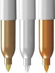 Marcador Permanente Sharpie Metallic Fino Oro,Plata,Bronc c/3 Sharpie® 1858004 [Paquete] 71641063211 2