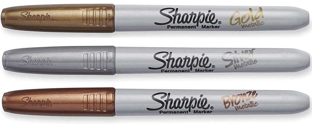 Marcador Permanente Sharpie Metallic Fino Oro,Plata,Bronc c/3 Sharpie® 1858004 [Paquete] 71641063211 3