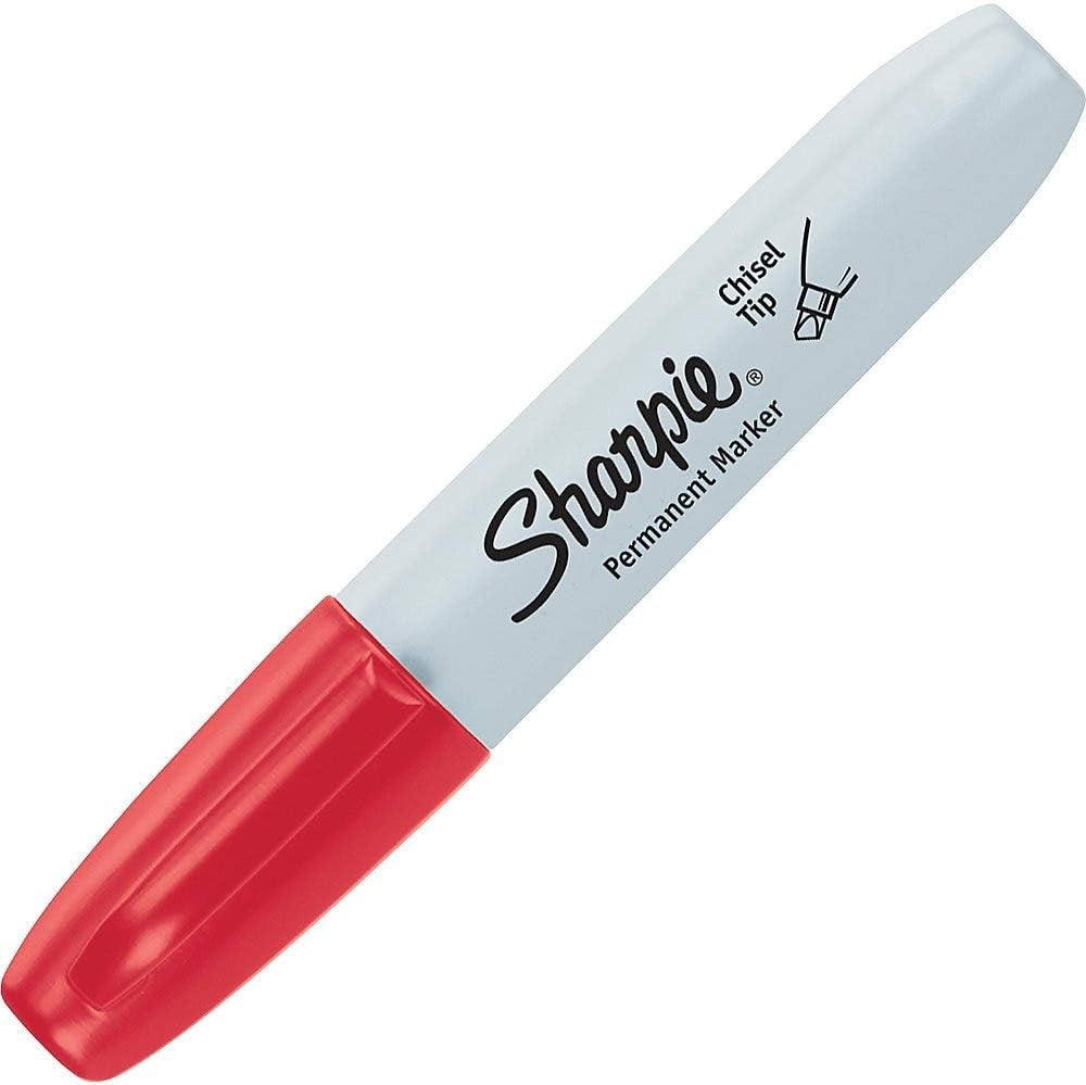 Marcador Permanente Sharpie Chisel Rojo Sharpie® Pieza 5471641092375 03