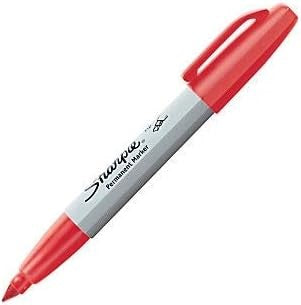 Marcador Permanente Sharpie Chisel Rojo Sharpie® Pieza 5471641092375 04