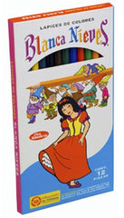 Color de Madera Largos Blanca Nieves Colores Est.c/12 Lapimex® 45074 Estuche 7501147415045 01