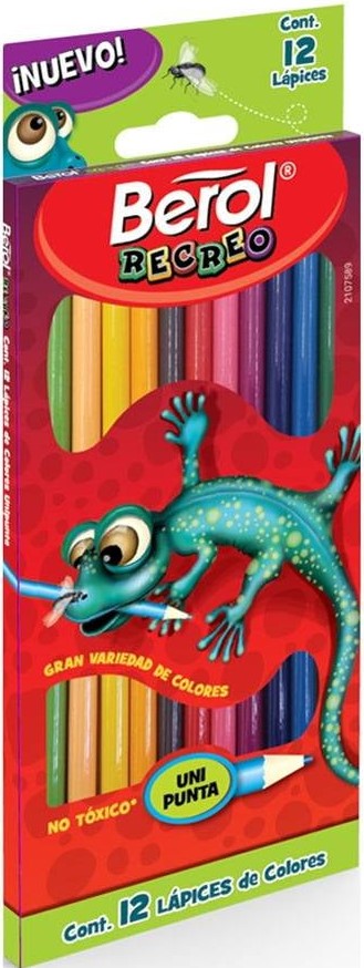 Color de Madera Largos Recreo Colores Est.c/12 Berol® [Estuche] 50103041783 2