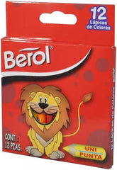 Color de Madera Cortos Jungla Redondo Colores Est.c/12 Berol® [Estuche] 7501030611424