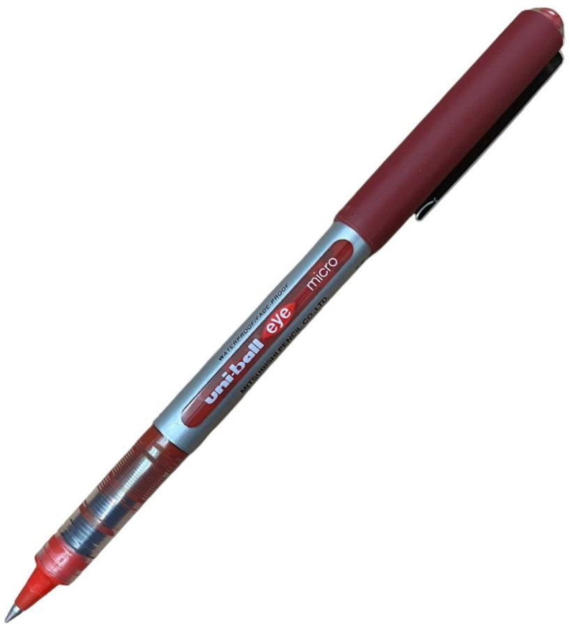 Bolígrafo c/Tapa UB-150 Visión Micro Rojo 0.5mm uniball® [Pieza] 4902778913789