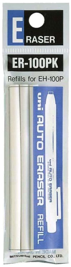 Borrador t/Lápiz Repuesto Autoeraser Blanco c/3 uniball® [Paquete] 4902778368190 Imagen principal del producto