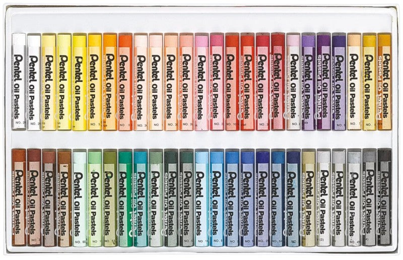 Gis p/Arte Pastel de Aceite c/50 Colores Pentel® PHN-50 Estuche 4711577003610 02
