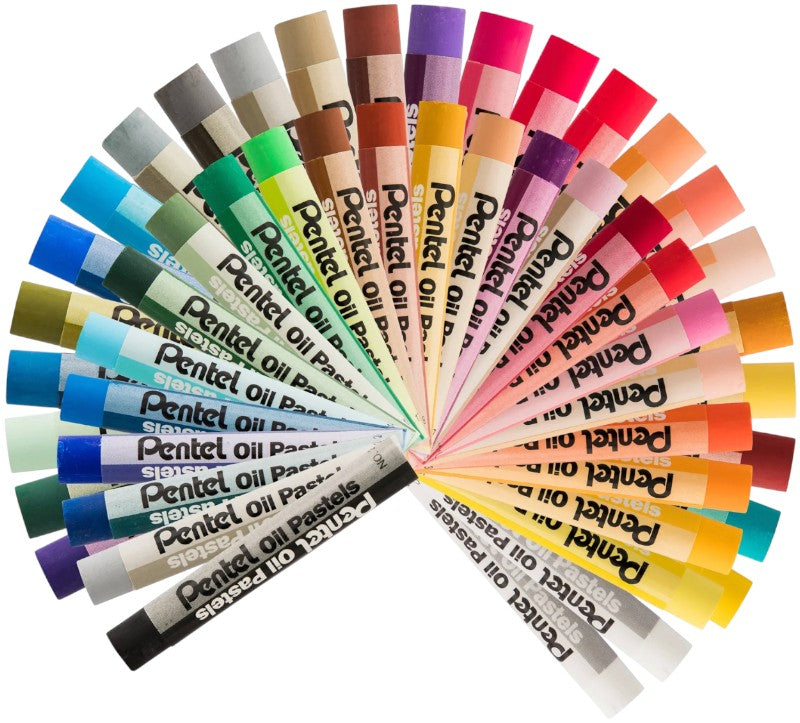 Gis p/Arte Pastel de Aceite c/50 Colores Pentel® PHN-50 Estuche 4711577003610 03