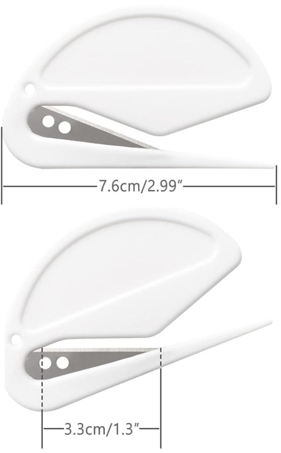 Abre Sobres Plástico Colores 7.6×4.5cm Proesa® [Pieza]