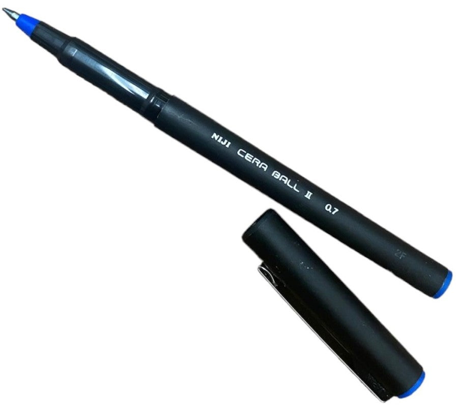 Bolígrafo c/Tapa Cera Ball II Ceramico Azul 0.7mm Niji® NCB-C [Pieza]