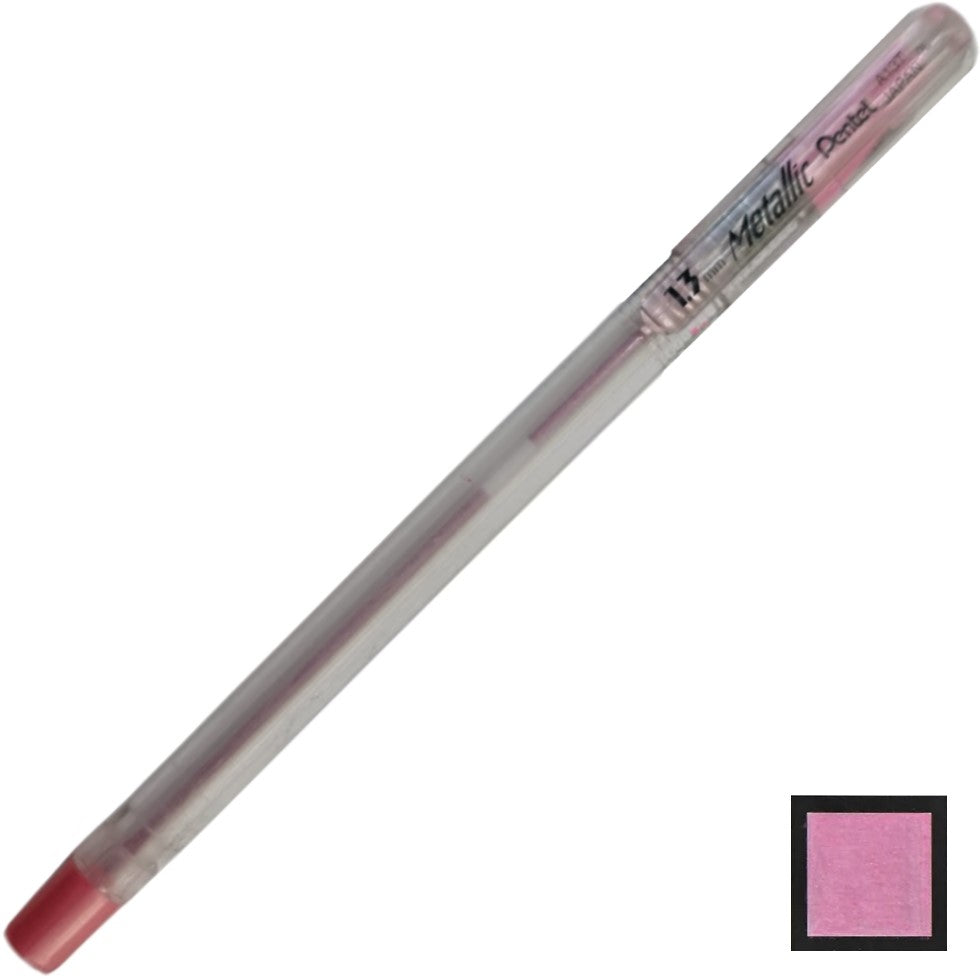 Lapicero Mina Tono Metálico 1.3mm Rosa Pentel® A13TM-P Pieza 72512129876 01