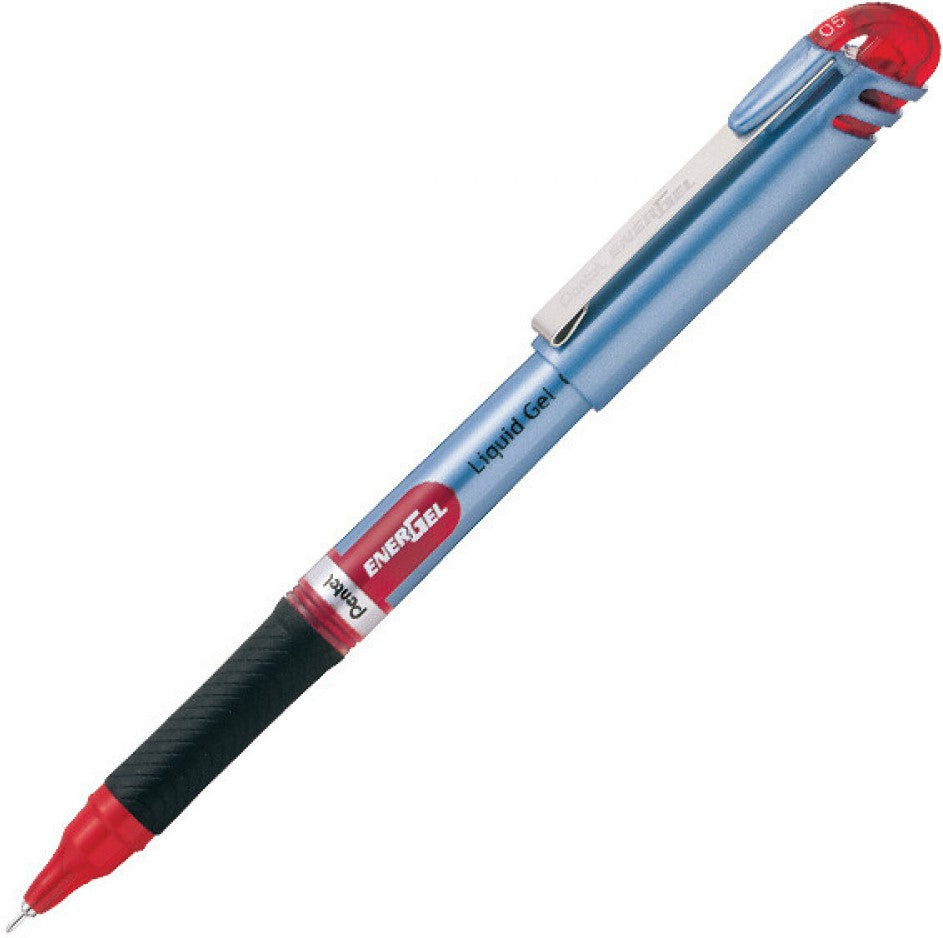 Bolígrafo Gel c/Tapa Energel Grip Rojo 0.5mm Pentel® BLN15-B [Pieza] 72512144060
