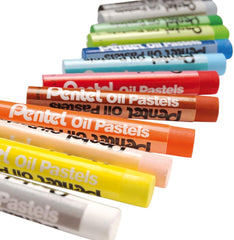 Gis p/Arte Pastel de Aceite c/12 Colores Pentel® PHN-12 Estuche 4711577003573 03