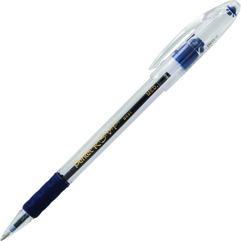 Bolígrafo Gel c/Tapa R.S.V.P. Azul 1.0mm Pentel® BK91-C Pieza 72512070543 01 Imagen principal del producto