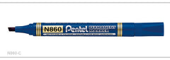 Marcador Permanente Punta Cincel Azul Pentel® N860-C [Pieza] 7898419160254