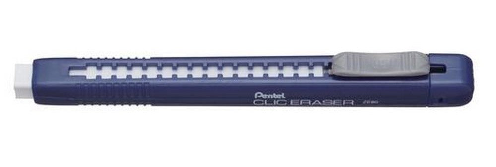 Borrador tipo Lápiz Cuadrangular Azul Pentel® ZE80-A [Pieza] 4711577029719