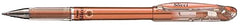 Bolígrafo Gel c/Tapa Slicci Metálico Bronce 0.8mm Pentel® BG208MEX [Pieza] 884851000668
