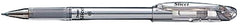 Bolígrafo Gel c/Tapa Slicci Metálico Plata 0.8mm Pentel® BG208-Z [Pieza] 884851000705