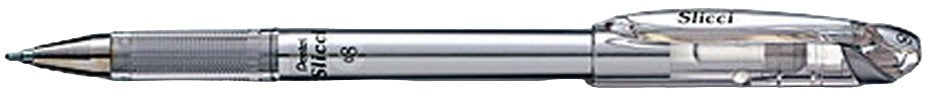 Bolígrafo Gel c/Tapa Slicci Metálico Plata 0.8mm Pentel® BG208-Z [Pieza] 884851000705 2