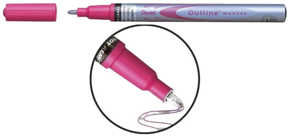 Marcador de Pintura Tinta Plateada Pentel® [Pieza] Imagen secundaria del producto