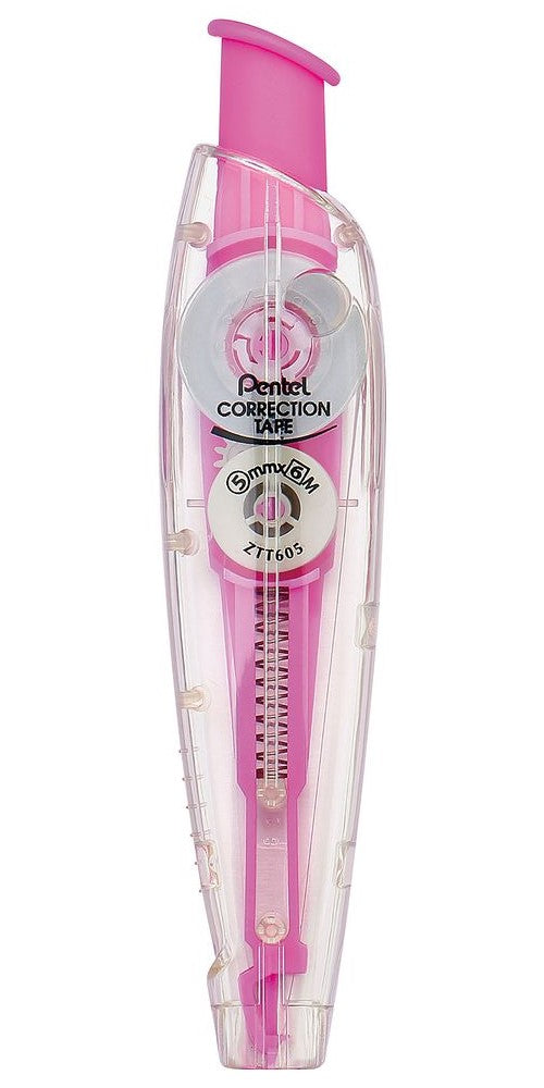 Corrector en Cinta Cuerpo Rosa paste Blanco 5mm×6m Pentel® ZTT605P-WE Pieza 4711577032894 01