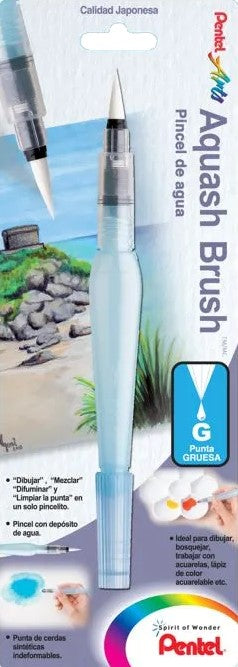 Pincel c/Deposito c/Deposito de Agua Punta Gruesa Blíster Proesa® FRHBP-B [Pieza] 841625005717 Imagen principal del producto