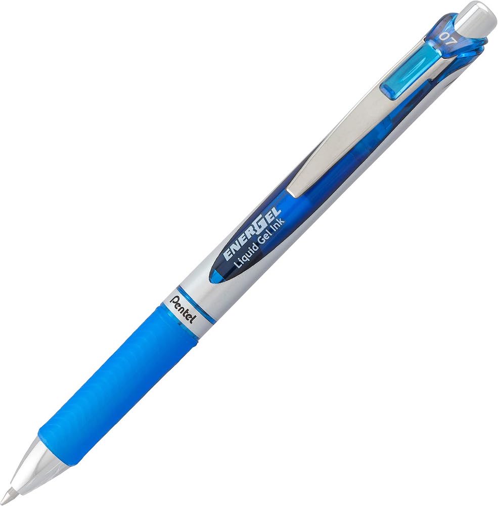 Bolígrafo Gel Retráctil Energel Azul 0.7mm Pentel® BL77-C [Pieza] 4902506070975