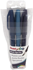 Marcador base Agua Brush Sign Pen Azul,Cielo,Viol Est.c/3 Proesa® SES15C-CSV-EST [Estuche] 841625007063
