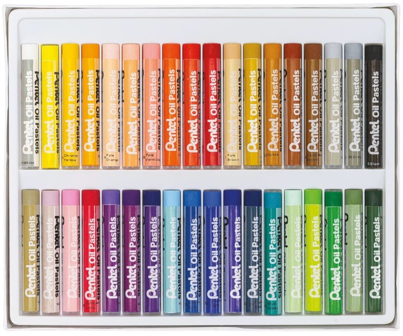 Gis p/Arte Pastel de Aceite c/36 Colores Pentel® PHN-36 Estuche 4711577003603 02