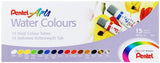 Pintura Acuarela Arts Water Colours c/15 Colores Tubos 5ml Pentel® WFRS-15 Caja 4711577025667 02