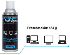 Espuma Limpiadora Froth-Express p/Teclado 454g p/Carcasas PC-Laptop Prolicom® 367056 [Aerosol] 7503009367059 2