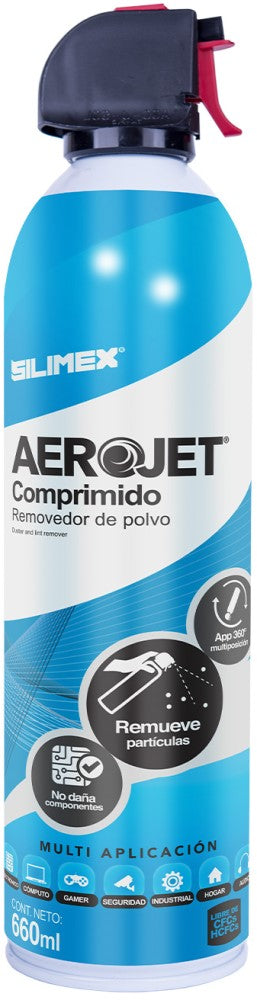 Aire Comprimido Aerojet 360° 660ml Silimex® [Aerosol] 7503002196632
