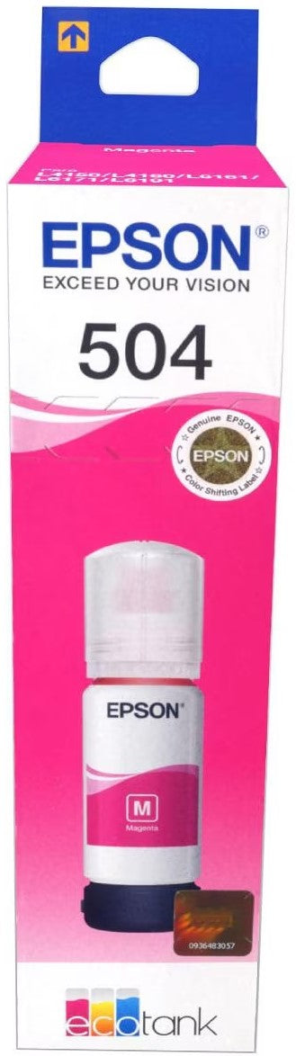 Tinta p/Impresora Epson L4150/L4160 Magenta Epson® T504320-AL [Pieza]